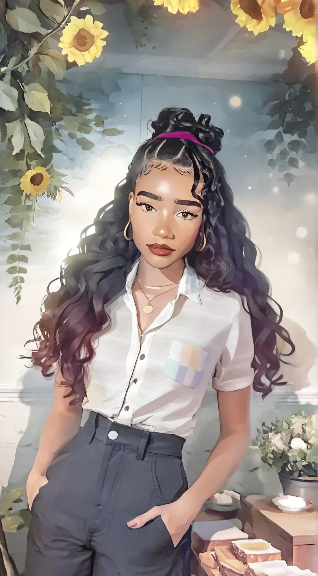 ai character: Emma background