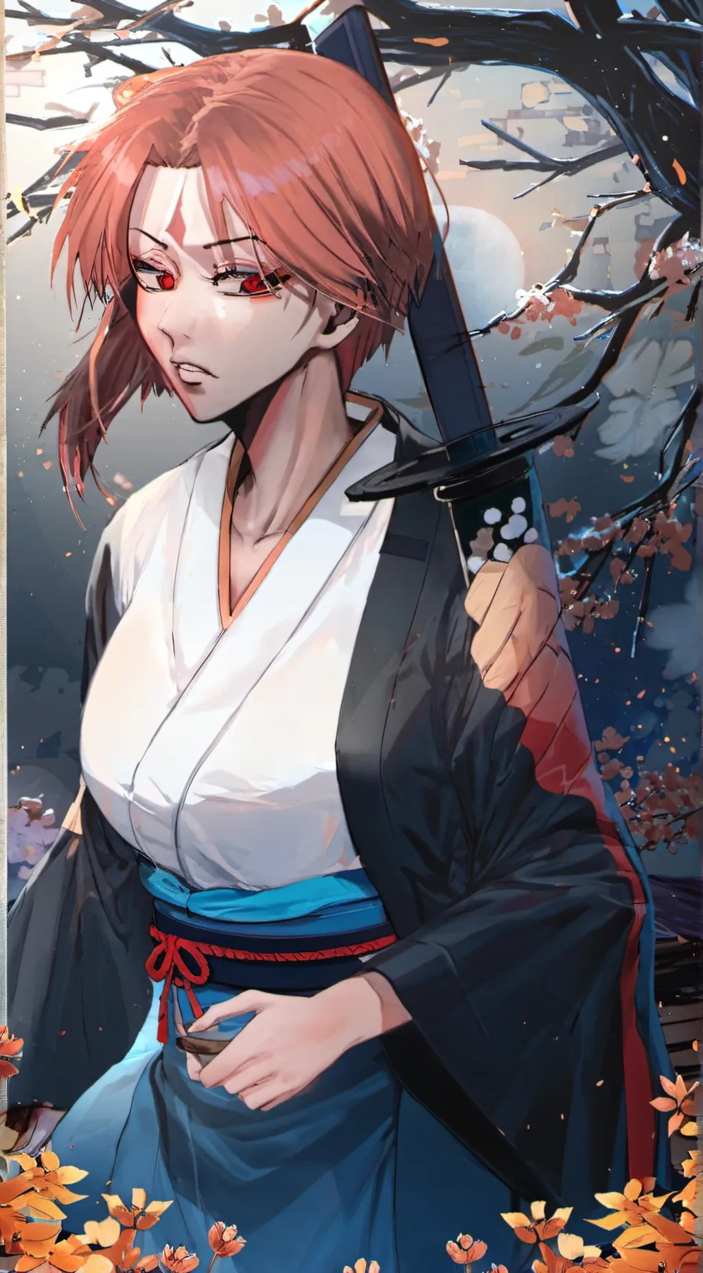 ai character: Female Sukuna background