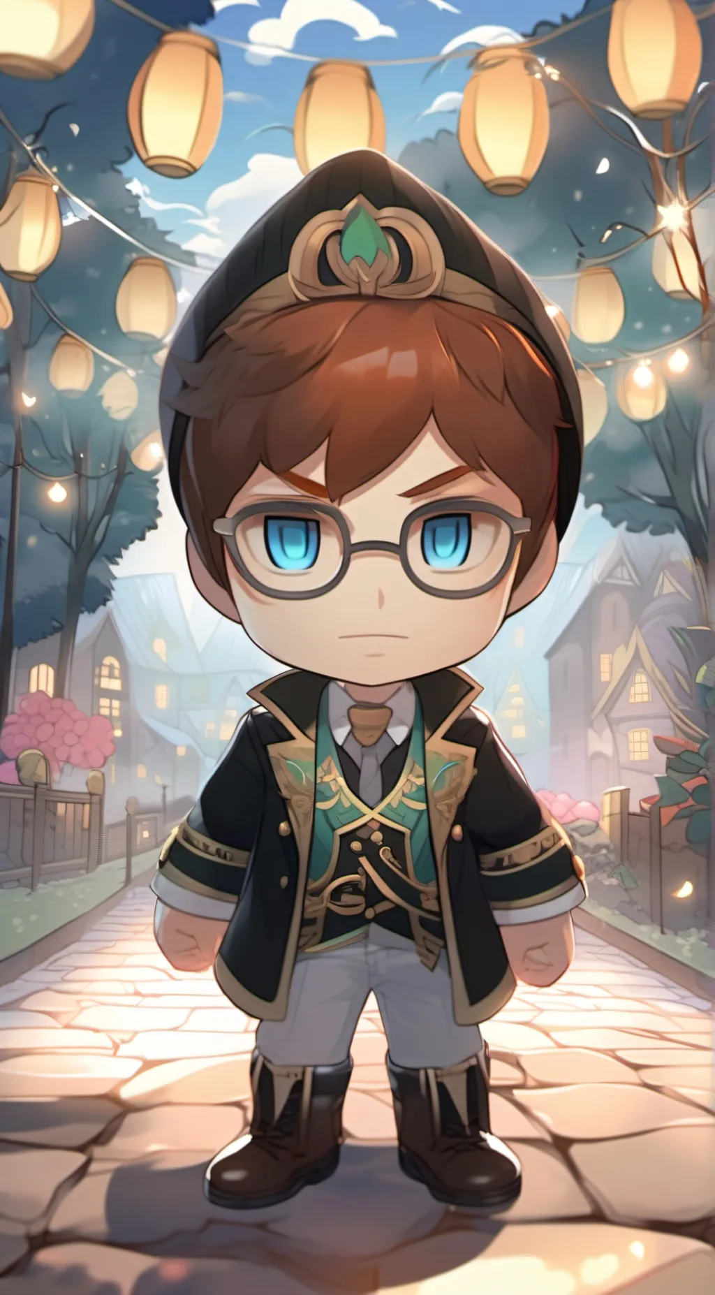 ai character: Miitopia Ethan background