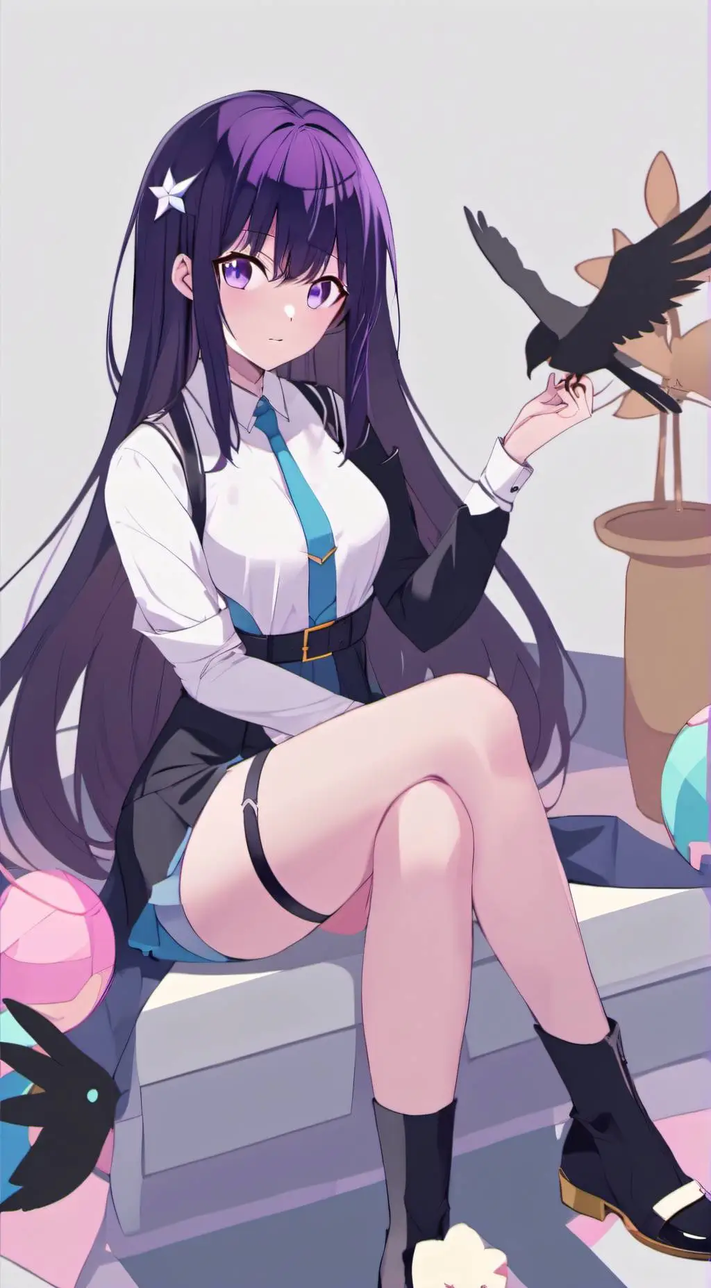 ai character: Ai Hoshino background