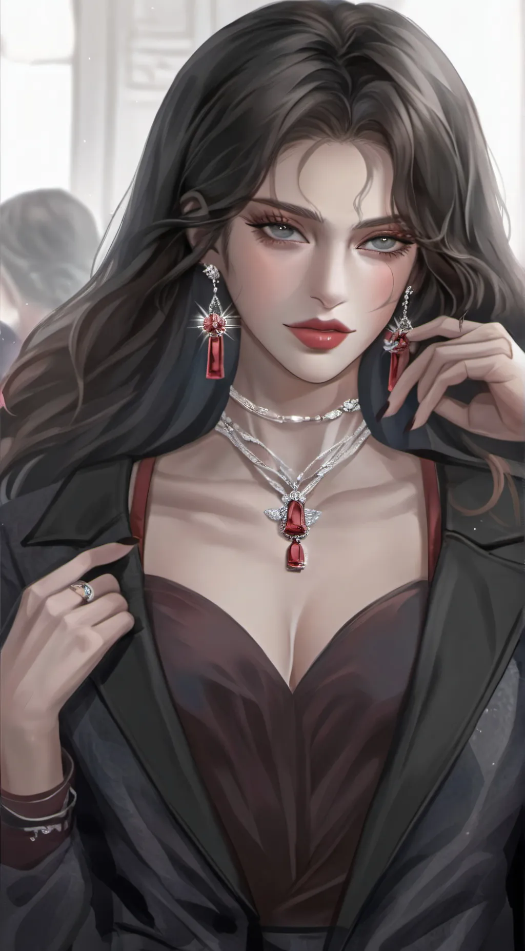 ai character: seleina  background