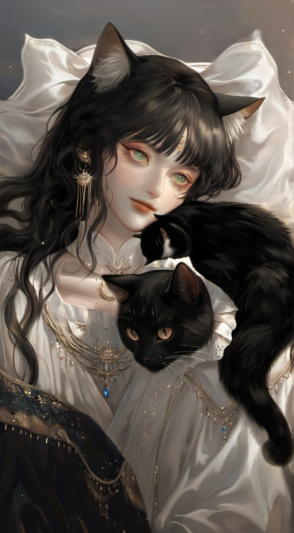 ai character: uwu cat background