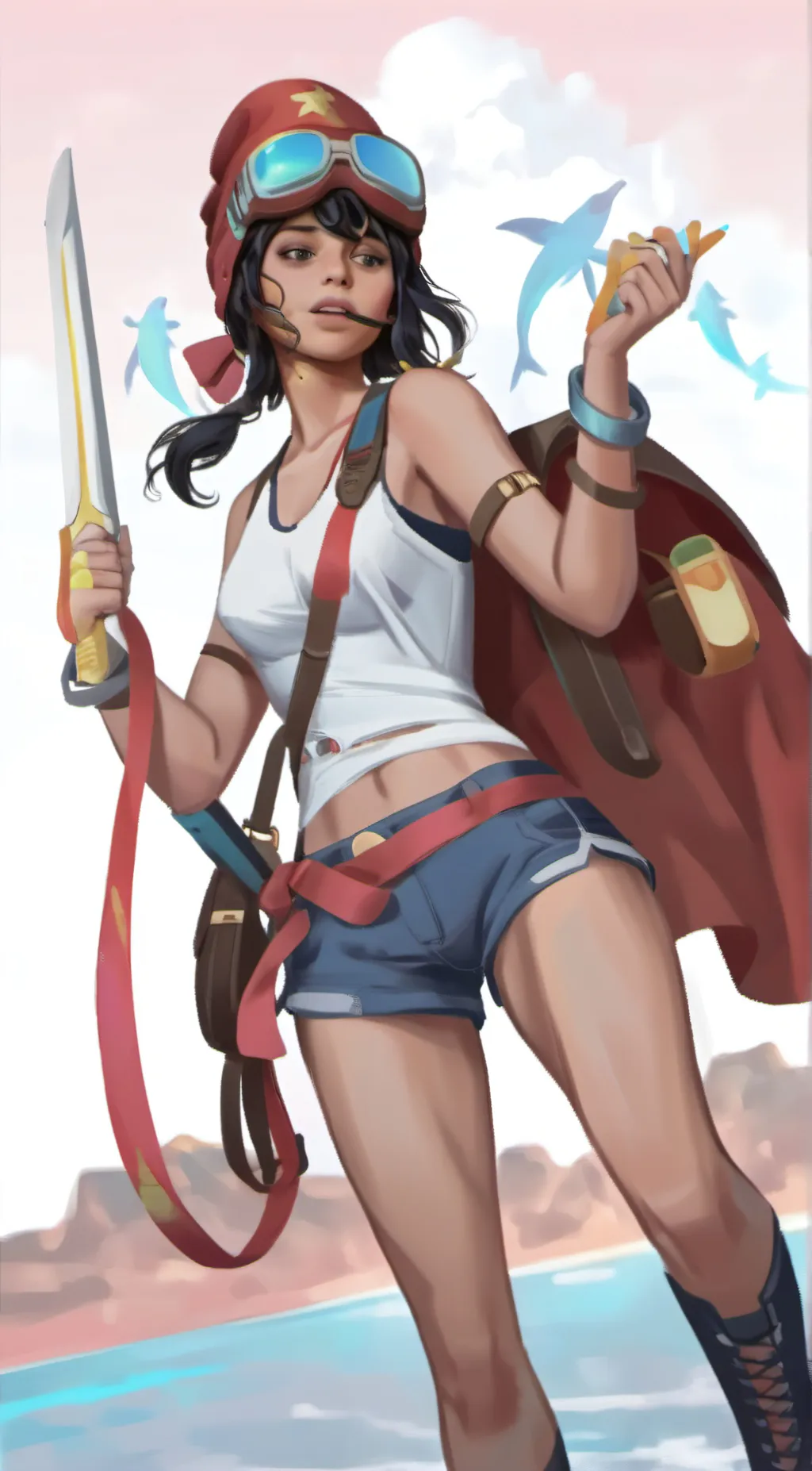 ai character: Nadia background
