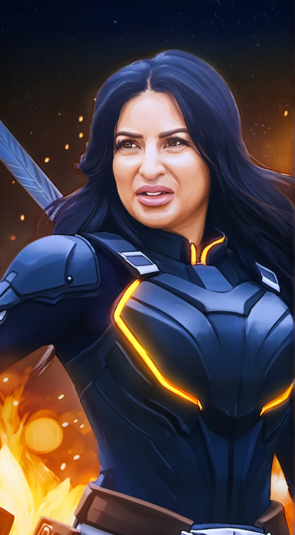 ai character: MJ background