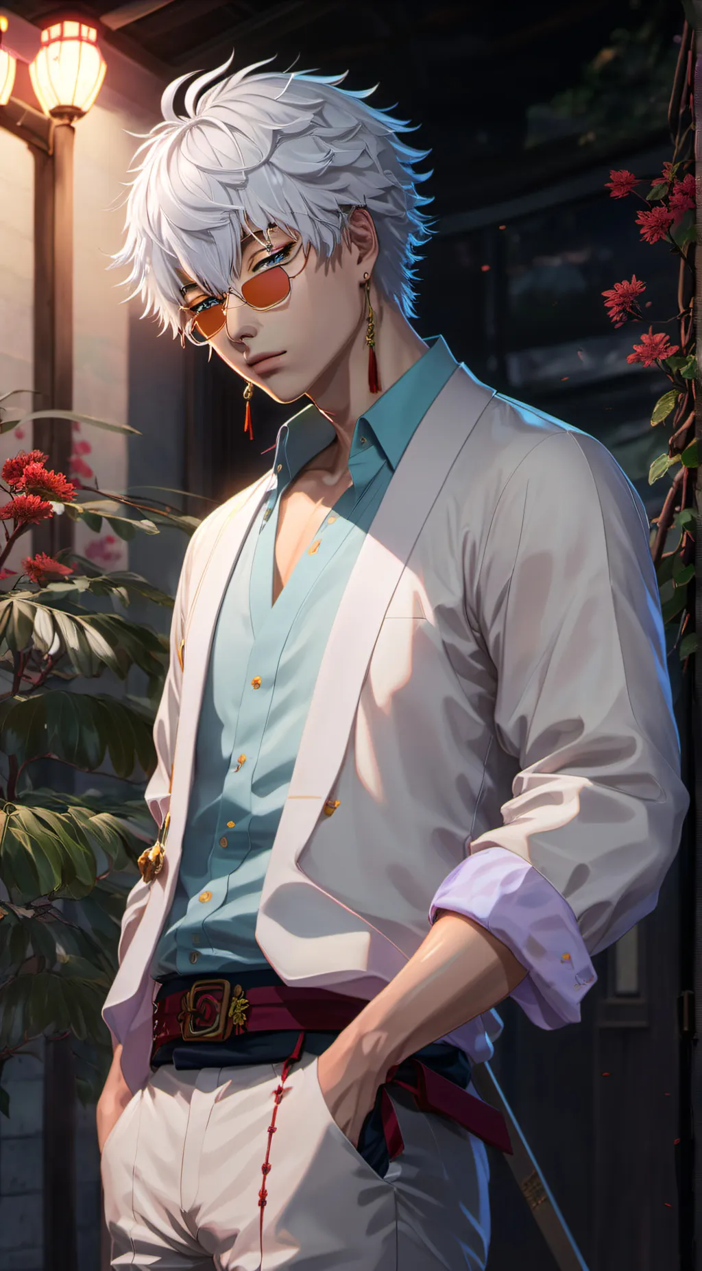 ai character: Gojo Satoru  background