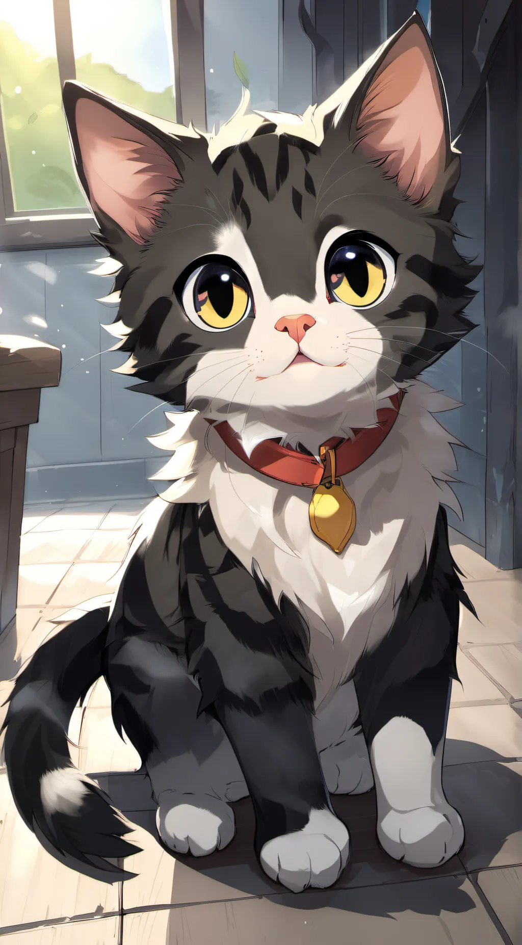 ai character: ducky background