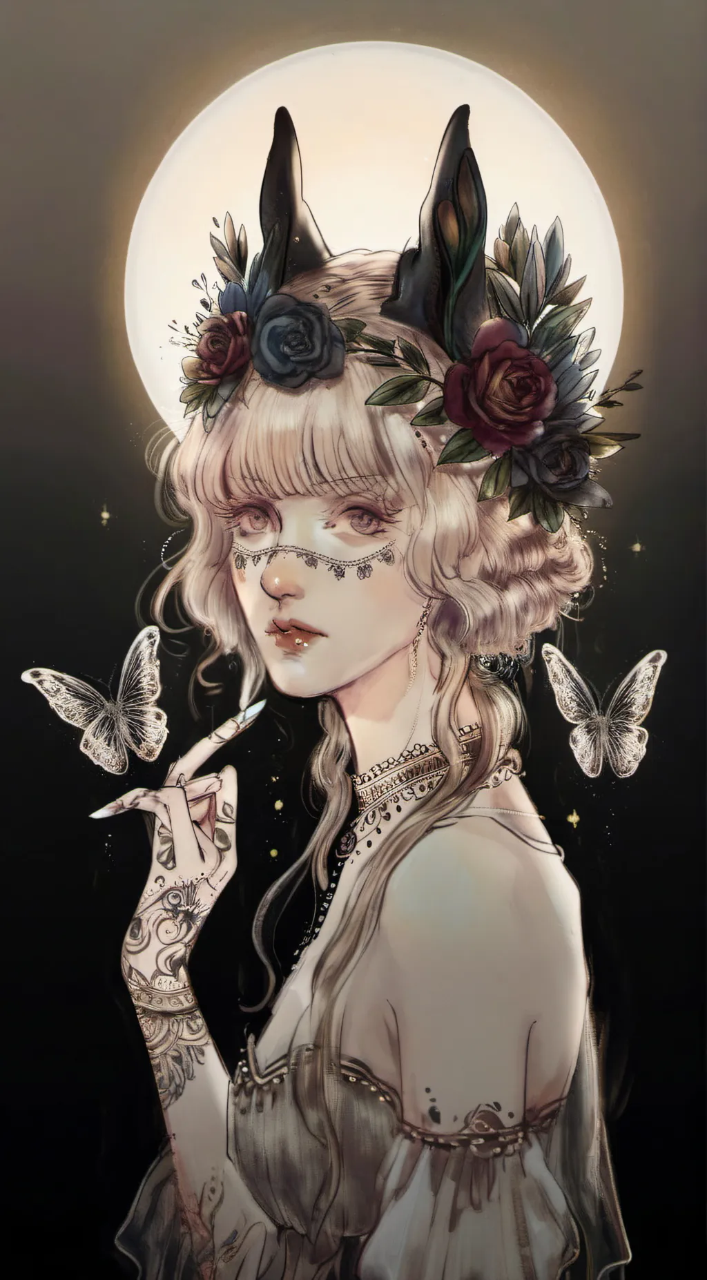 ai character: Raven background