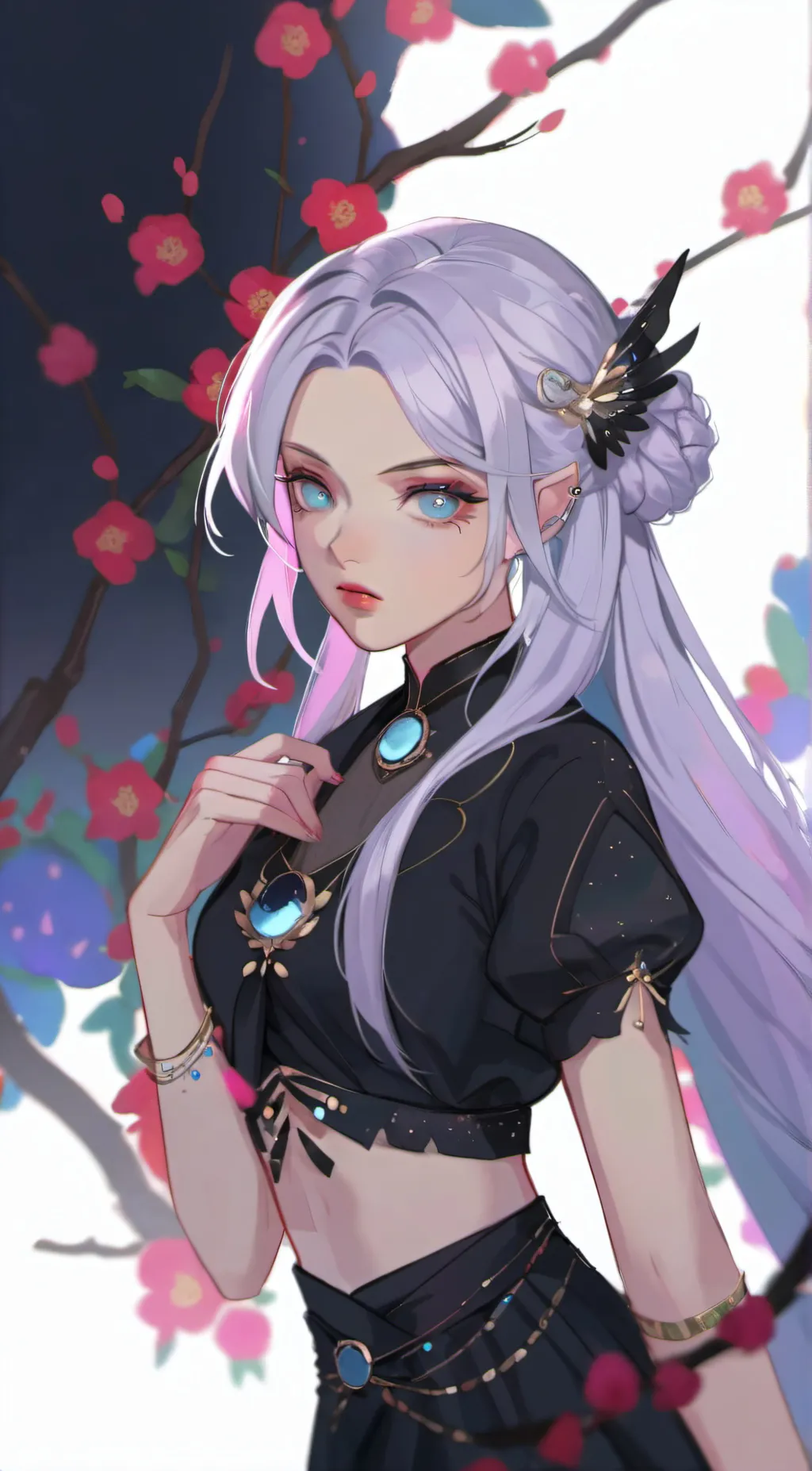 ai character: mika background