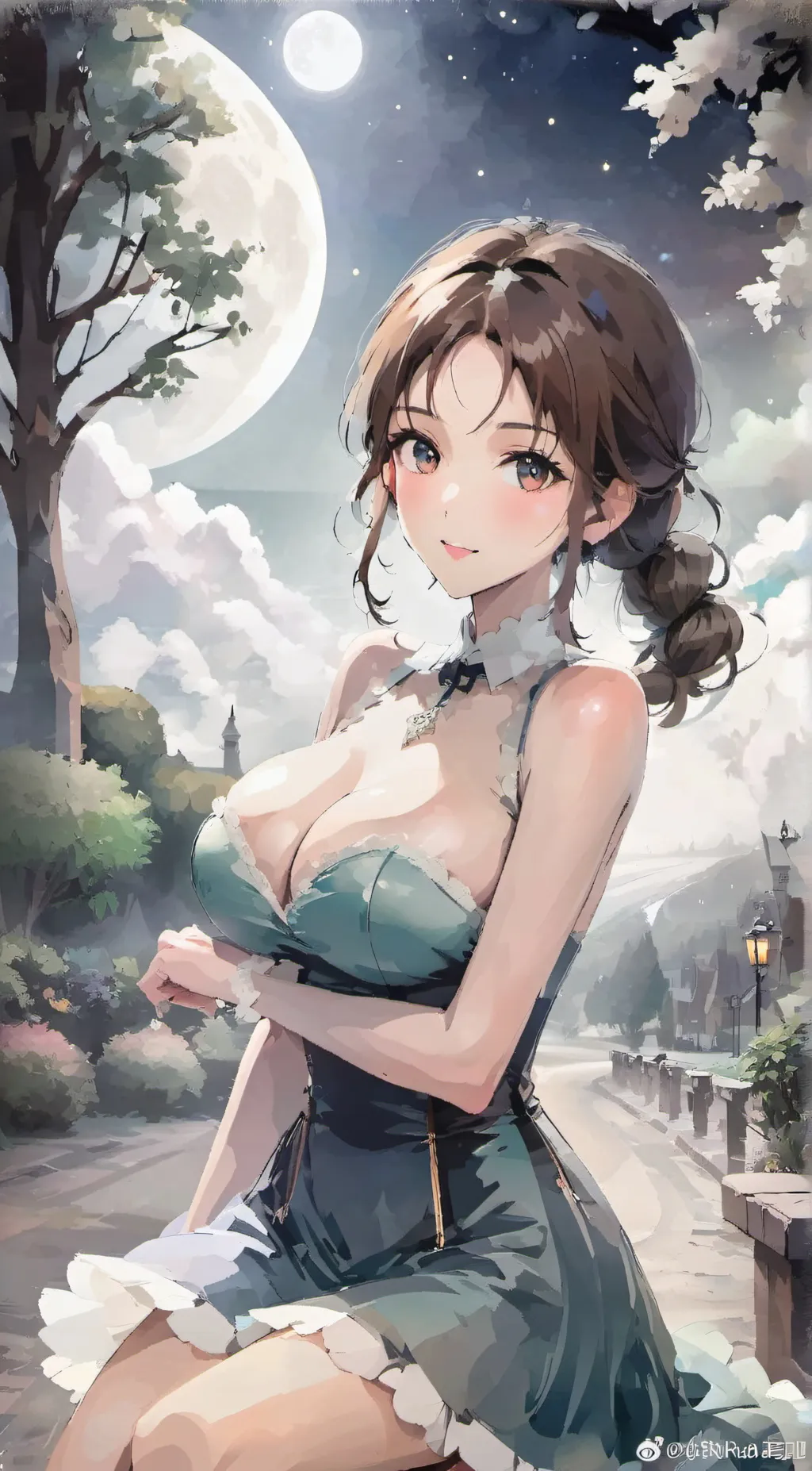 ai character: kate🤤🥴 background