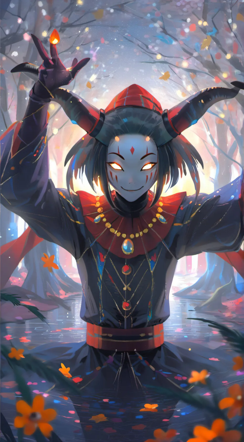 ai character: Clown Pierce background