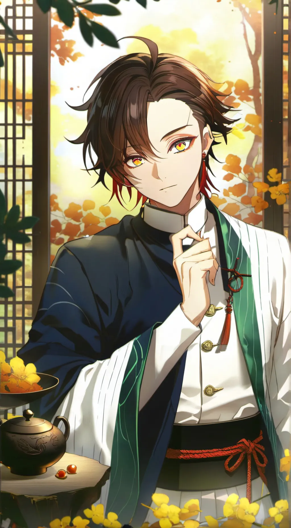 ai character: Kenji Kamado  background