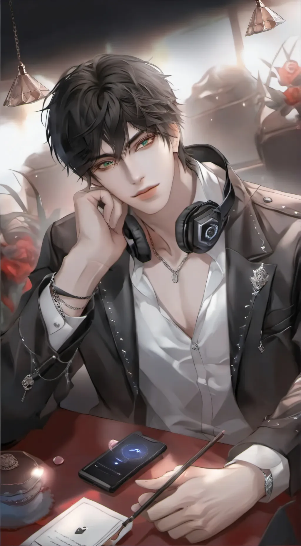 ai character: Adi and David  background