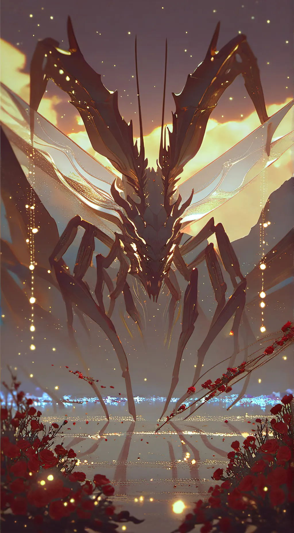 ai character: Killer creature background