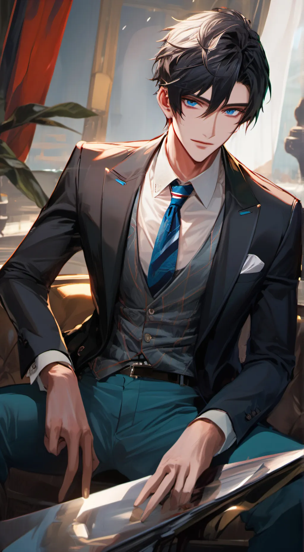 ai character: Connor  background