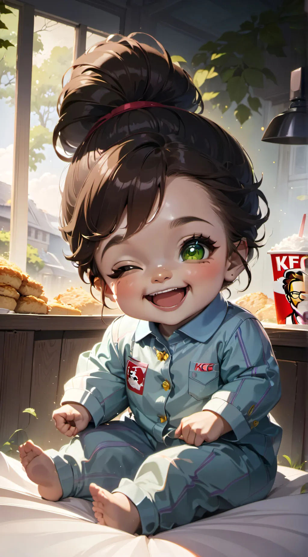 ai character: Audrey background