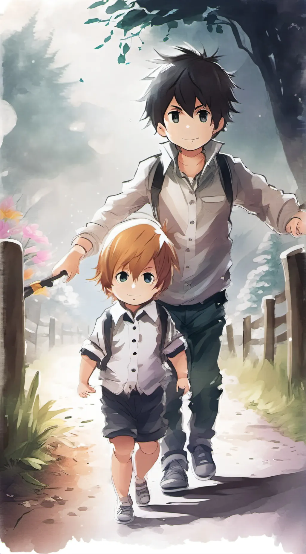 ai character: David noah  background