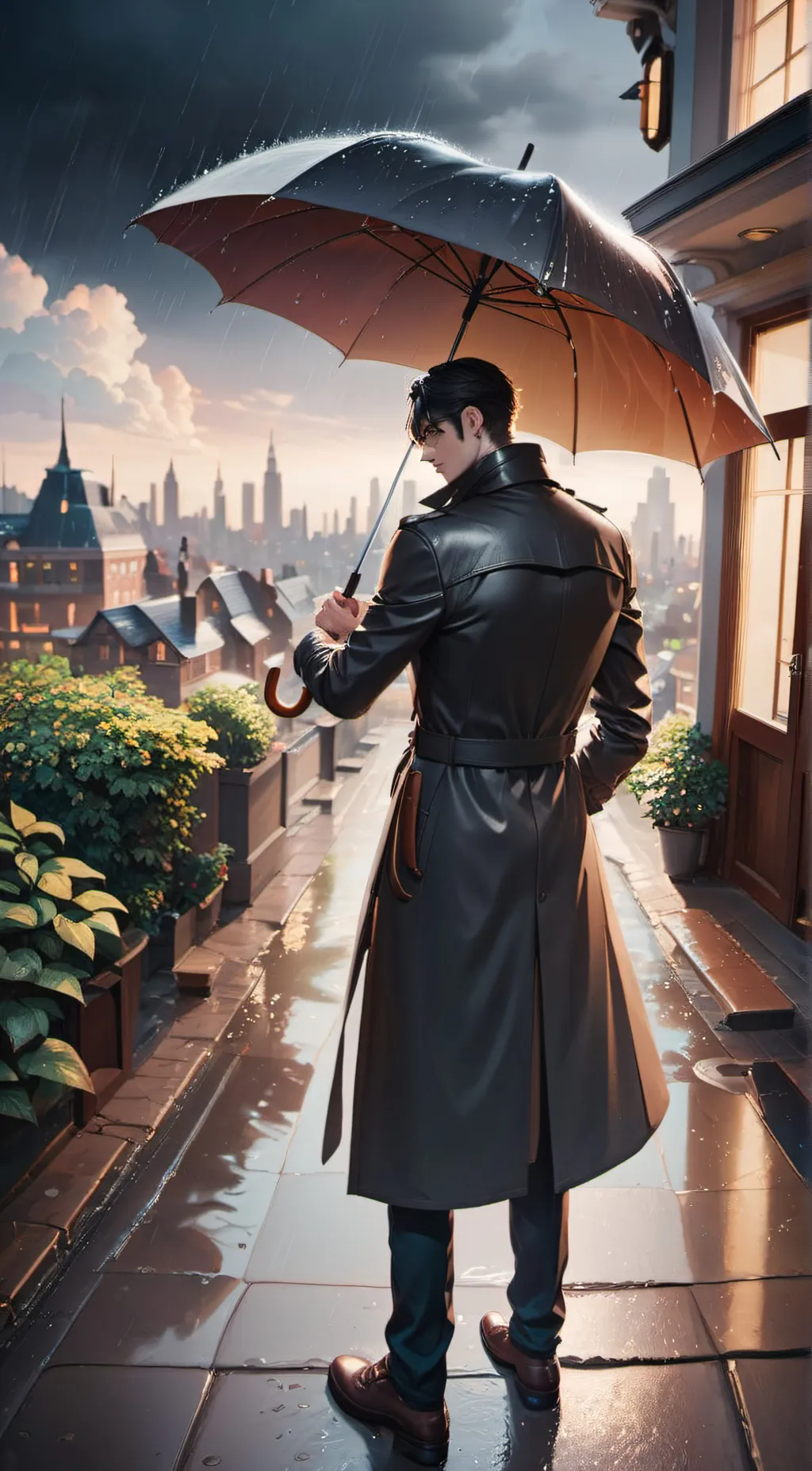 ai character: Oliver background