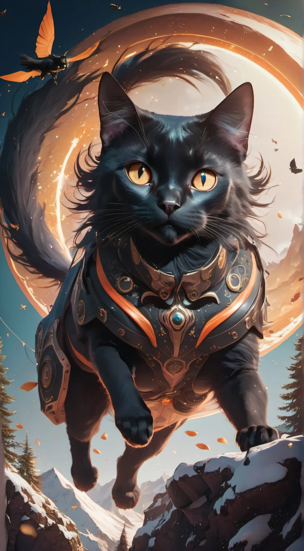 ai character: grapefruit background