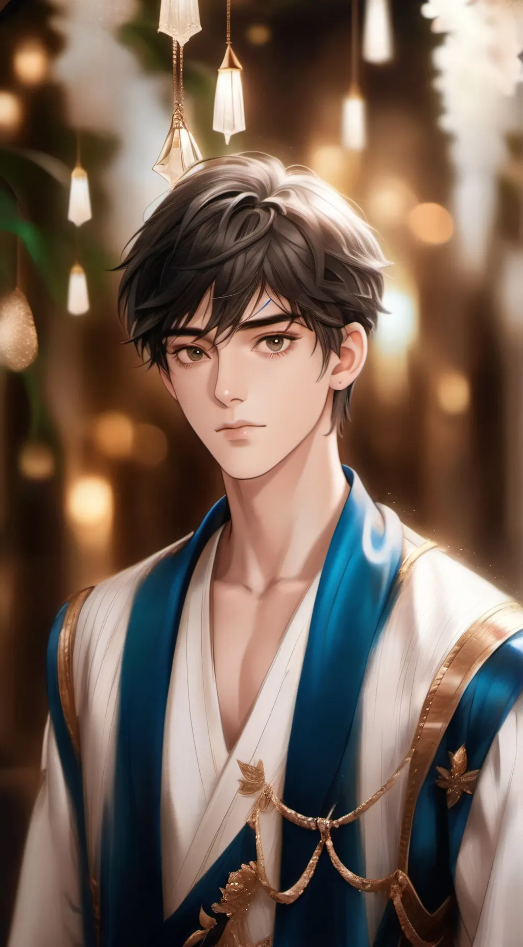 ai character: Armin  background