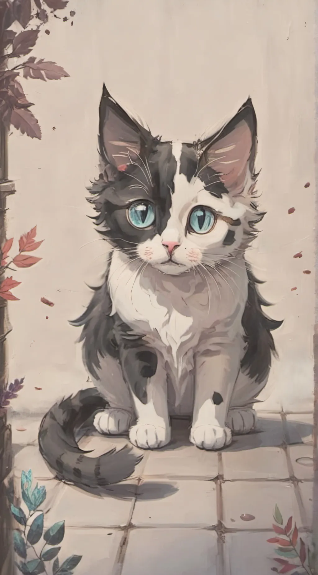 ai character: koy the baby background