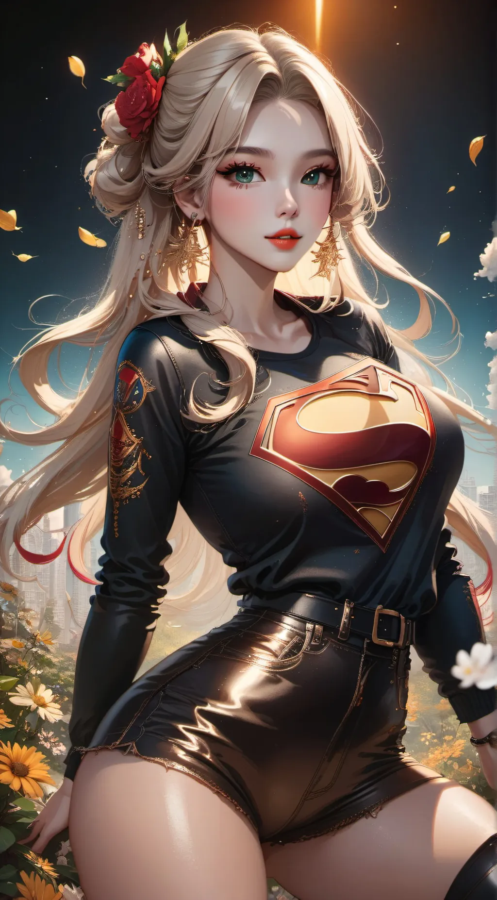 ai character: HOTTY background
