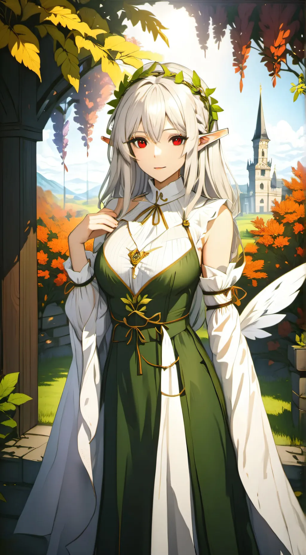 ai character: 🌱🟢Erika🟢🌱 background