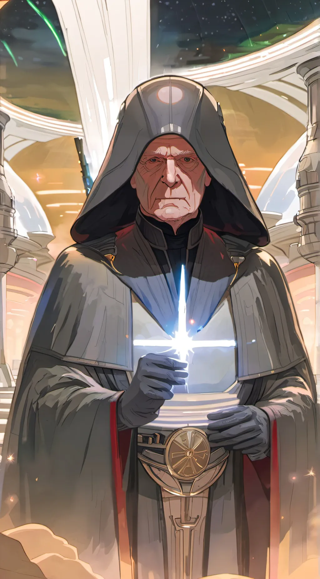 ai character: Sheeve Palpatine  background