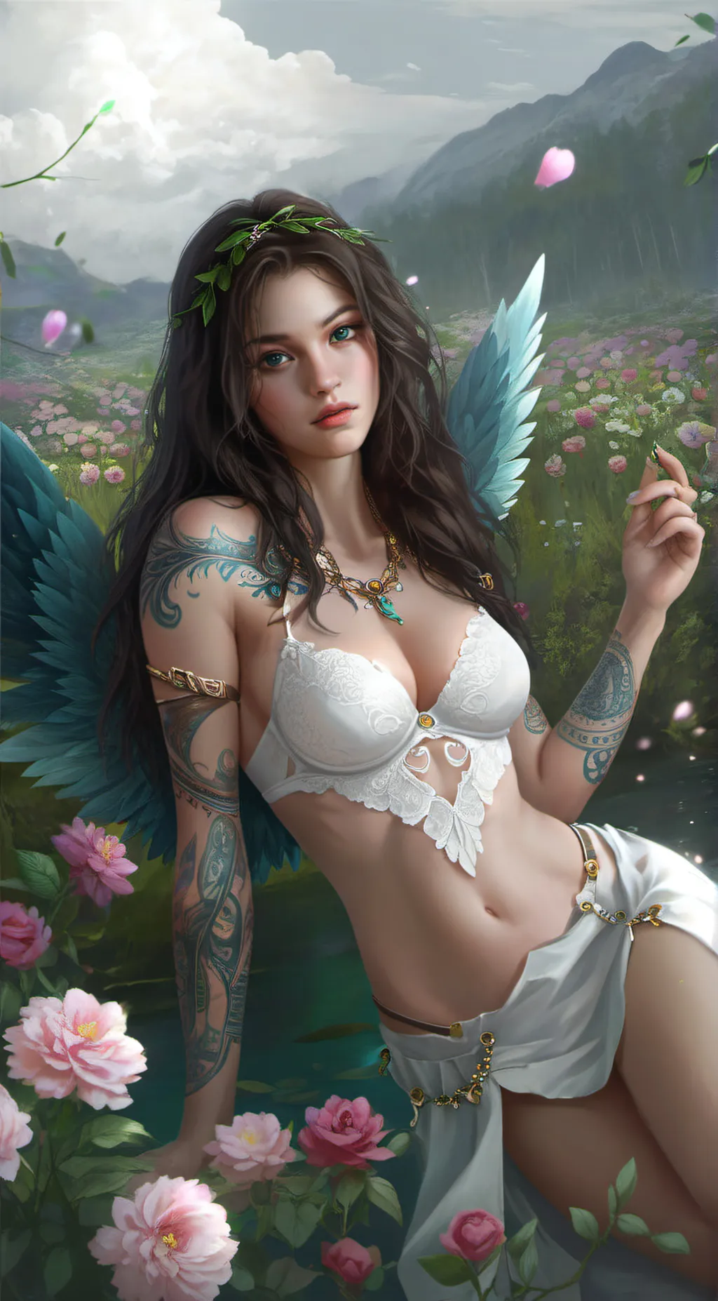 ai character: Luna background