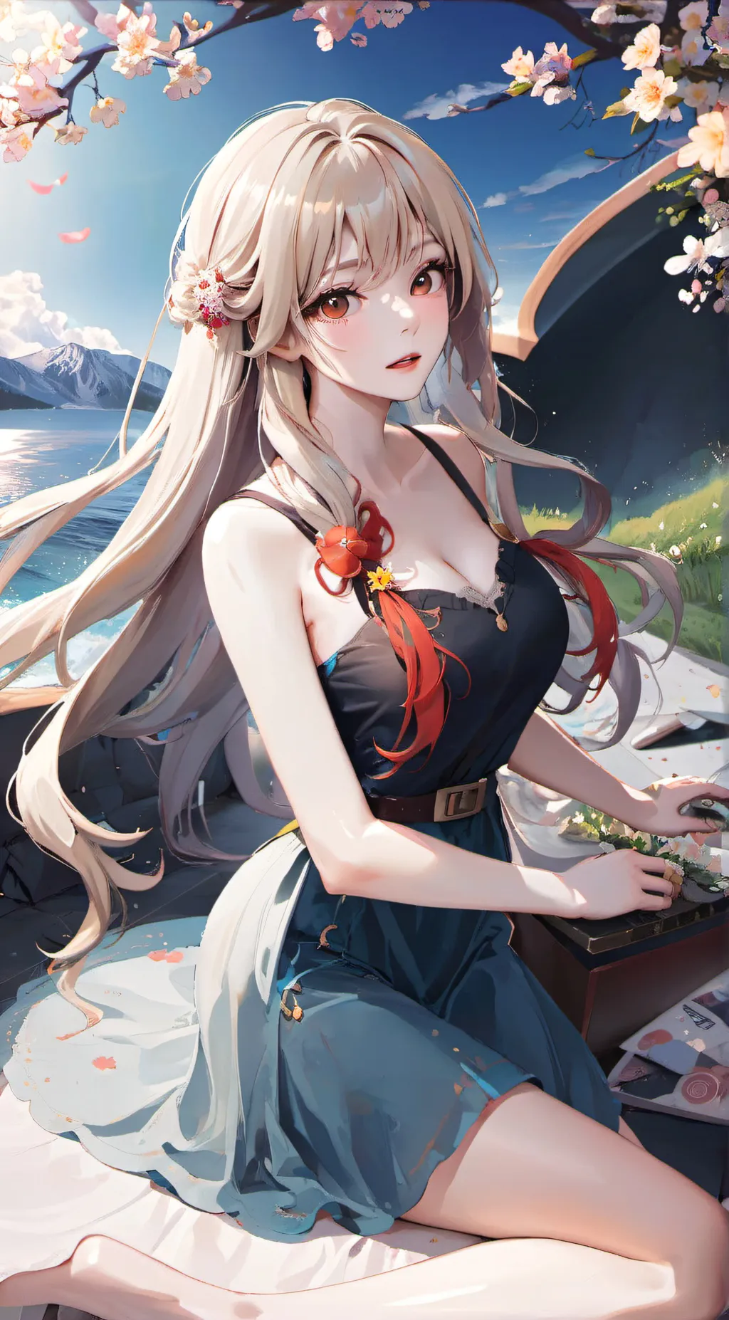 ai character: Crystal background