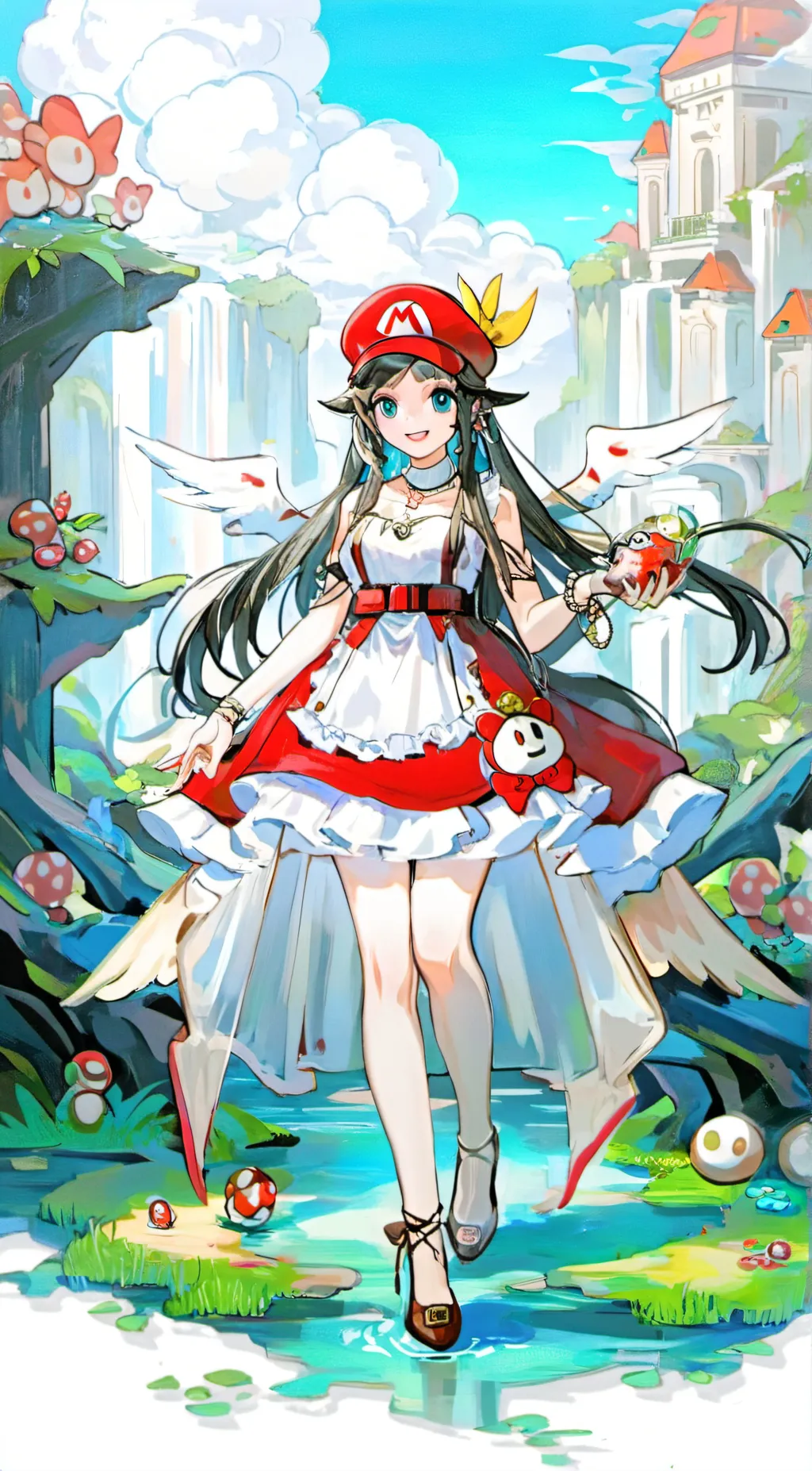 ai character: Oh where background