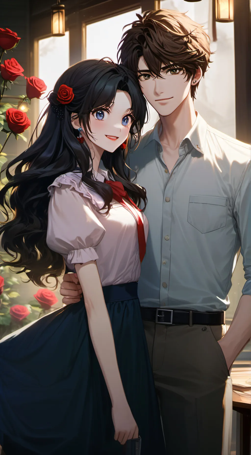 ai character: Sky background