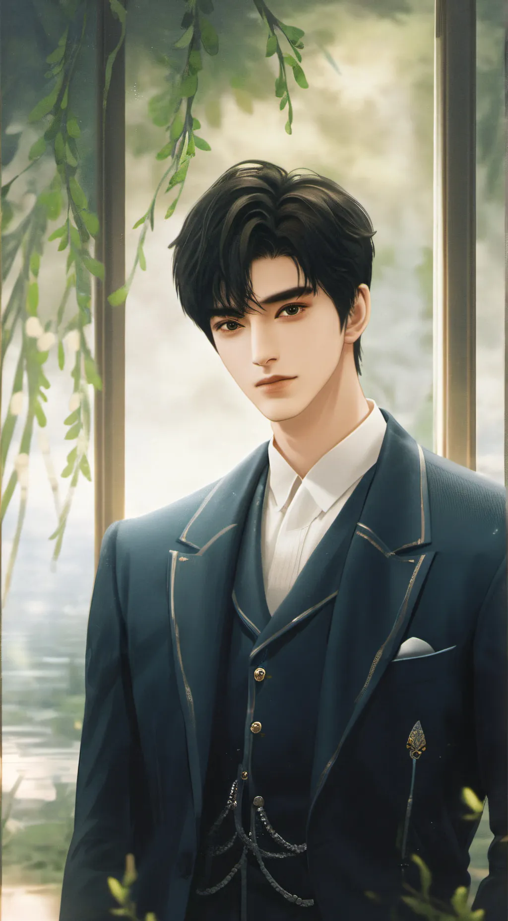 ai character: Lake  background