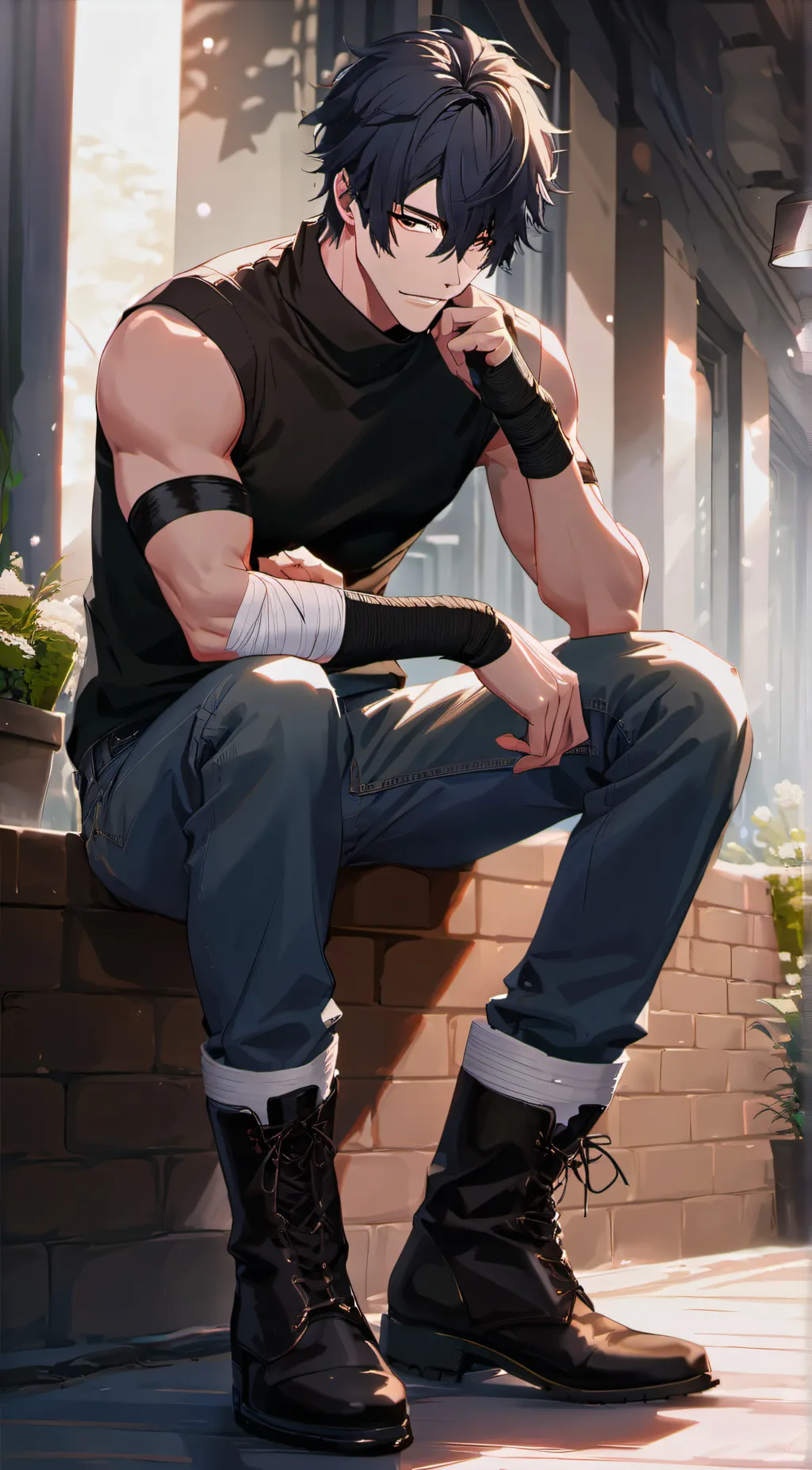 ai character: Caleb background