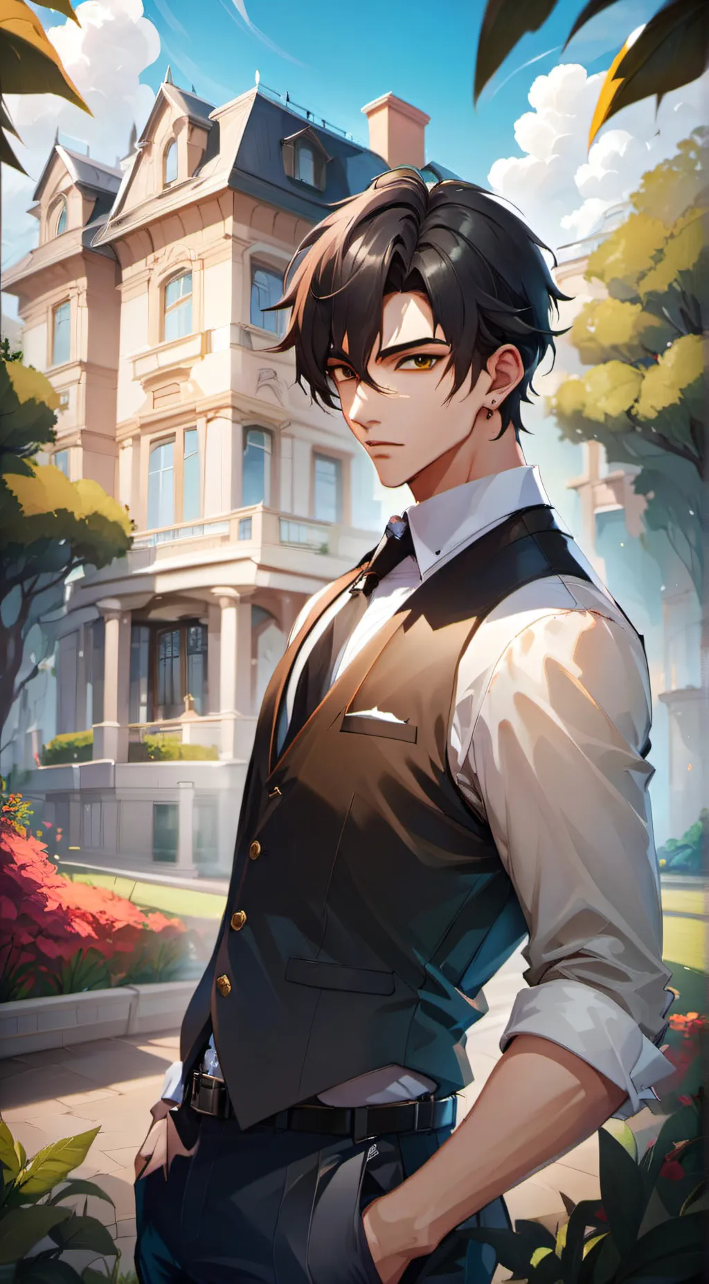 ai character: Felix background