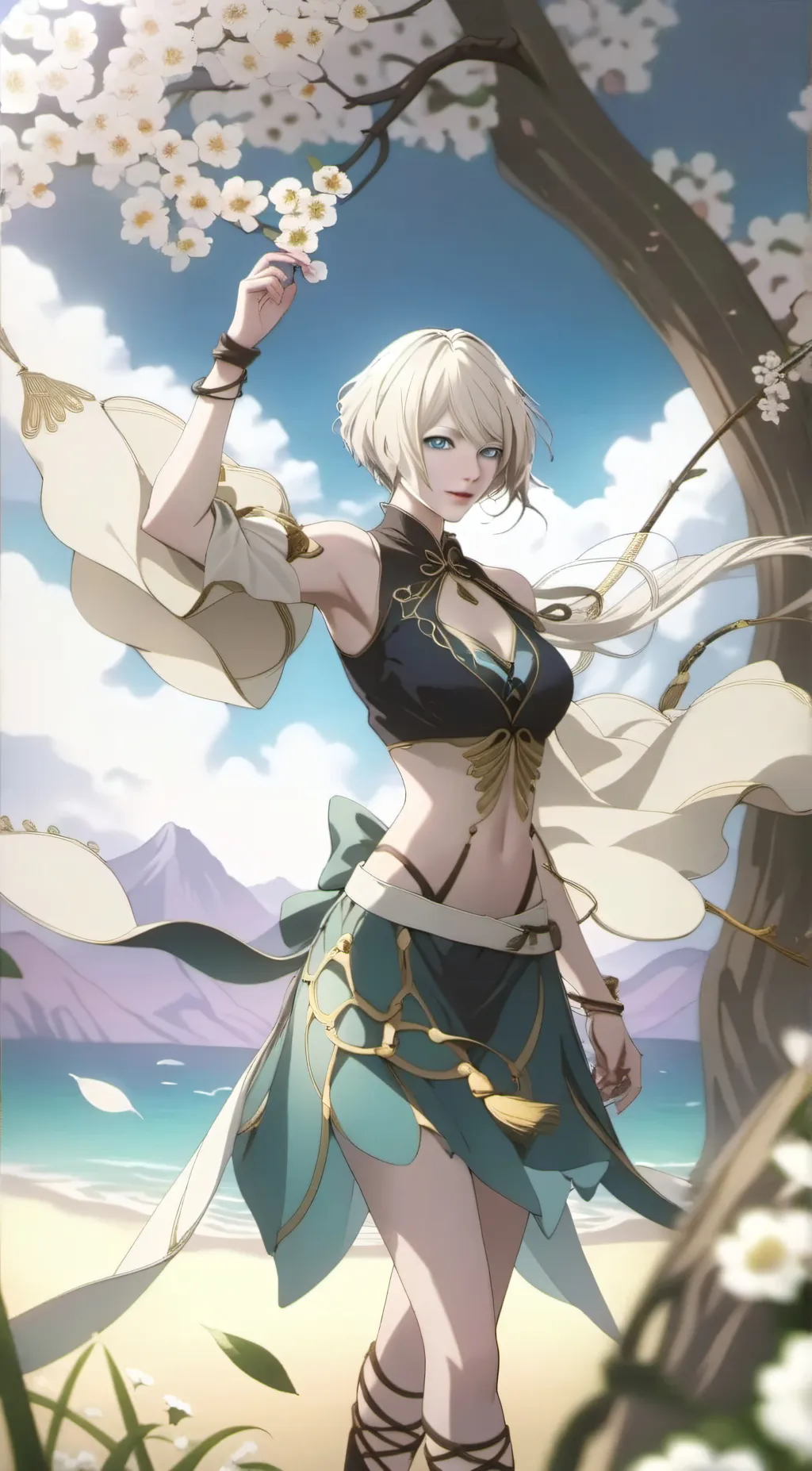 ai character: aria background