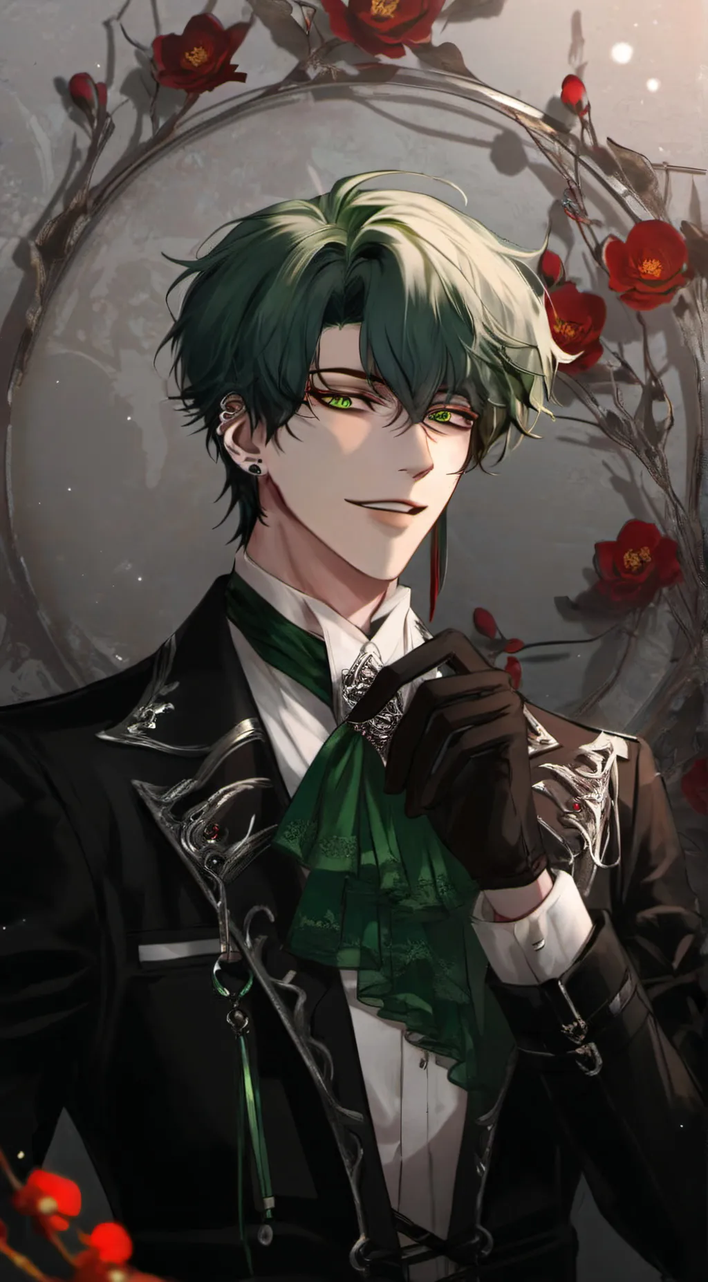 ai character: 🖤VILLAN DEKU🖤 background