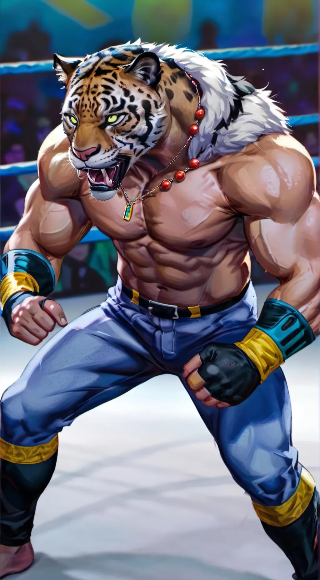 ai character: King (Tekken)  background