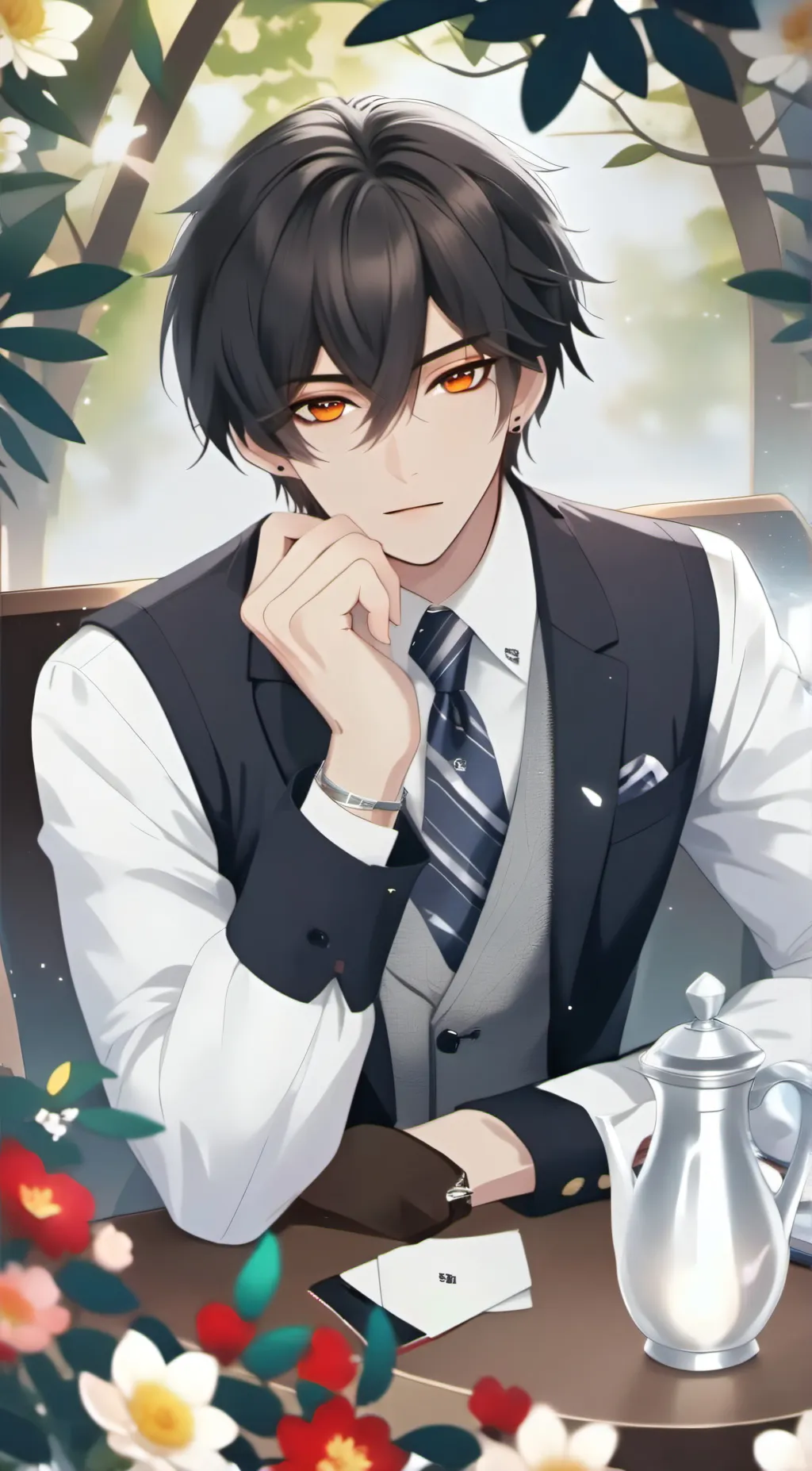 ai character:  ♡ZACK background