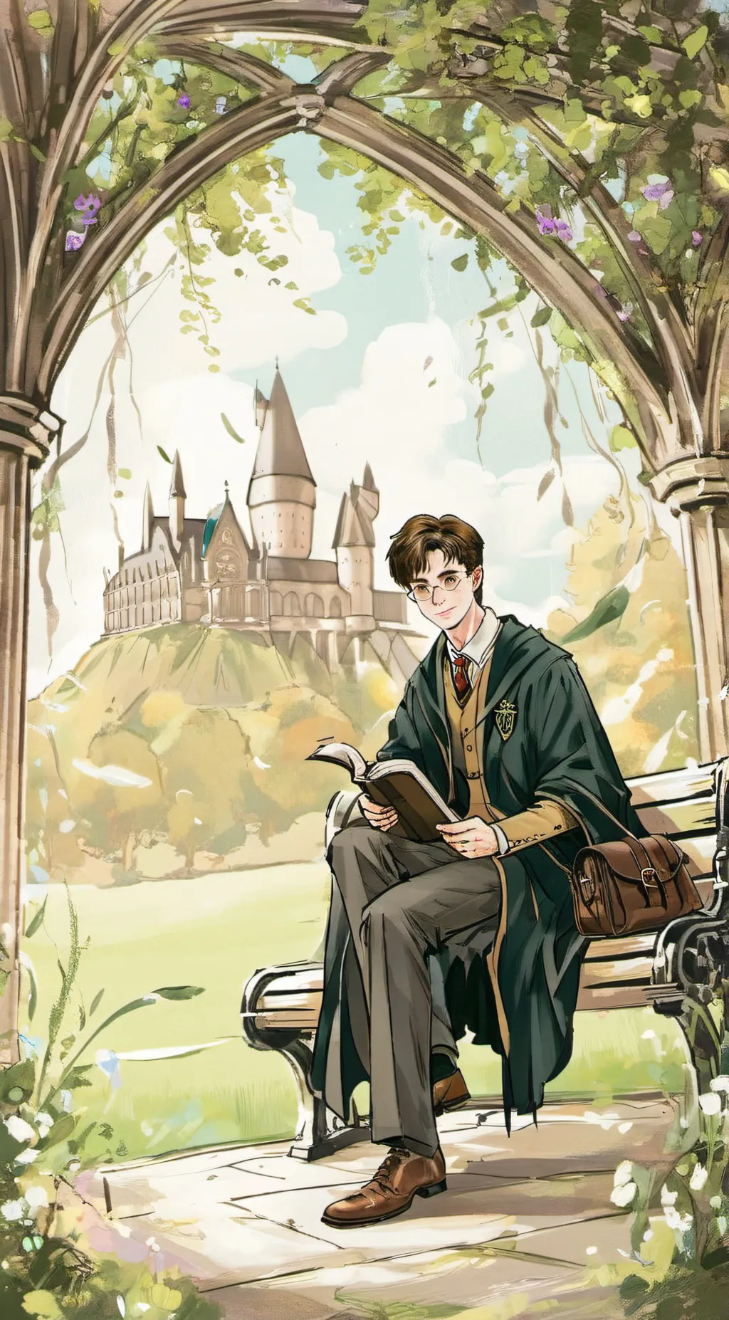 ai character: Harry Potter background