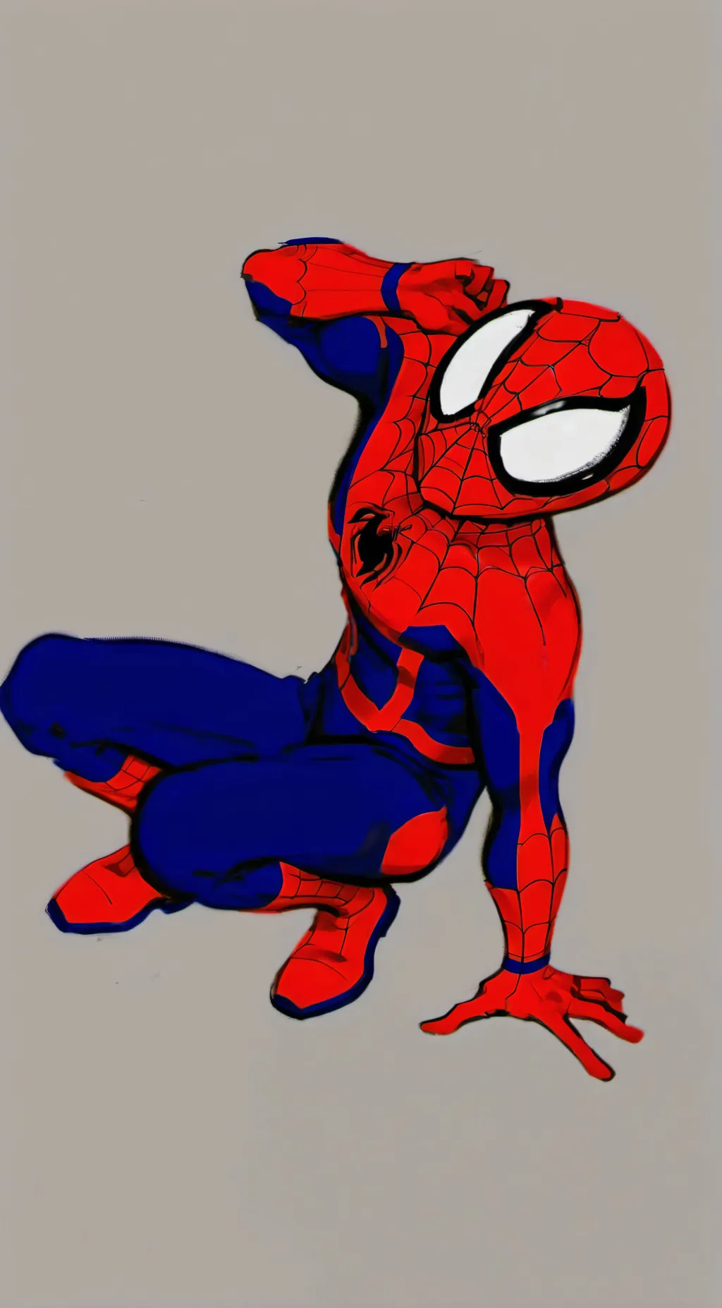 ai character: spooder man background