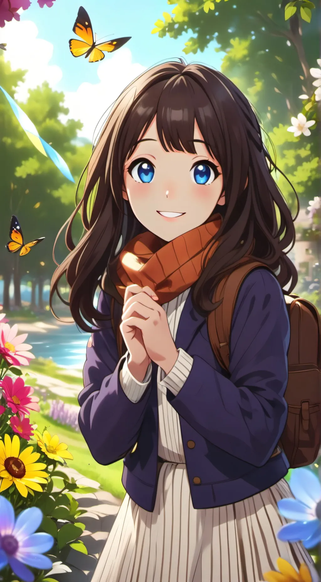 ai character: Luna background