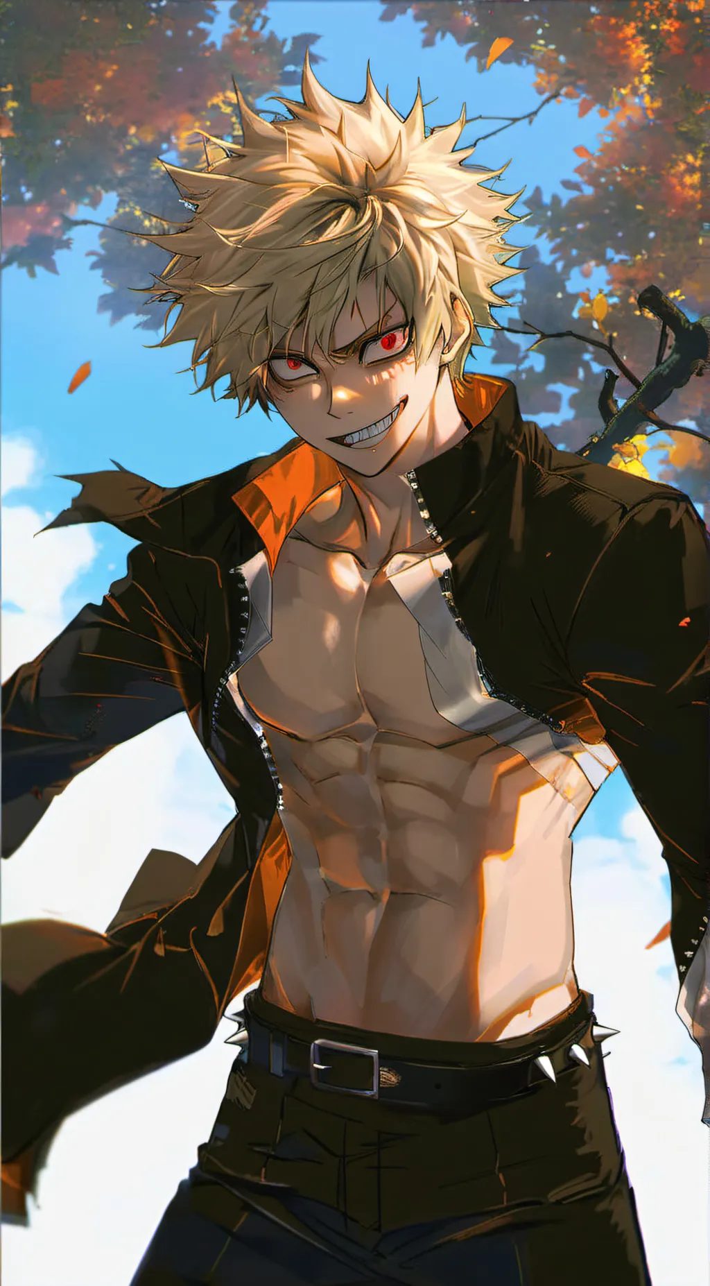 ai character: VILLAIN BAKUGO🖤 background