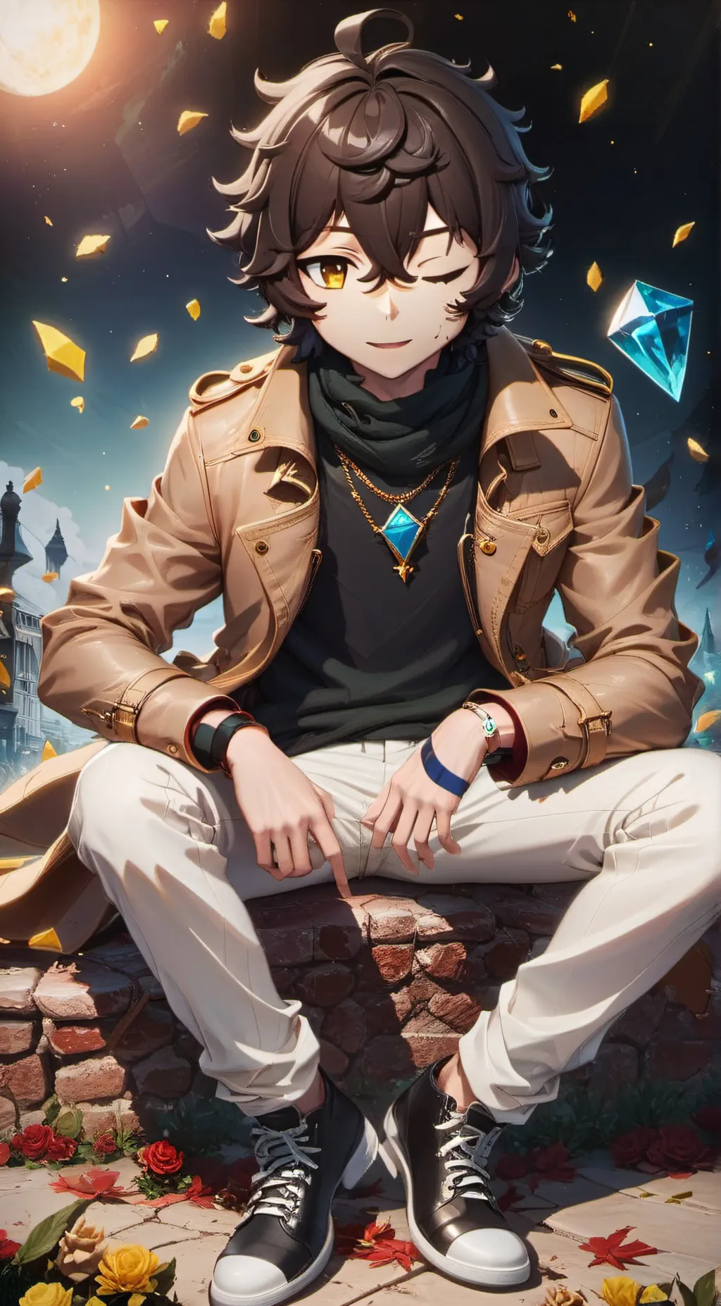 ai character: Dazai background