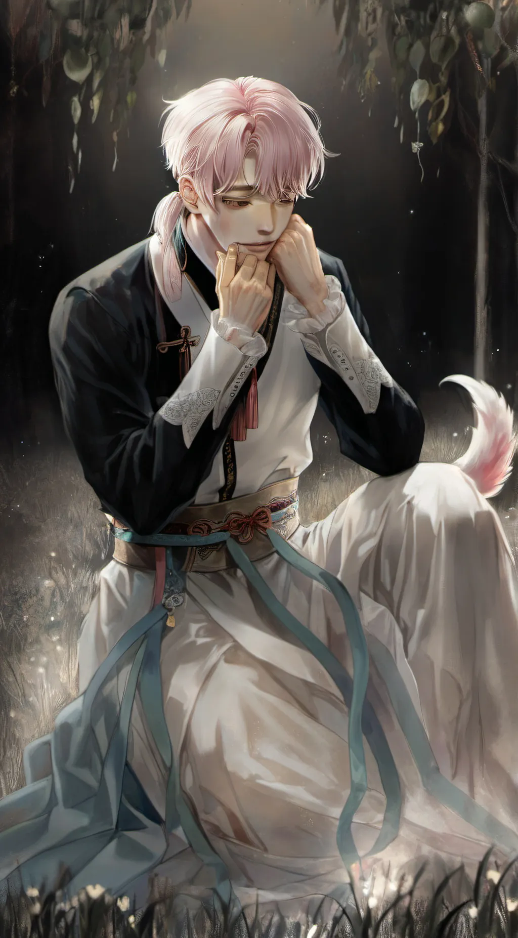 ai character: 박지민 background
