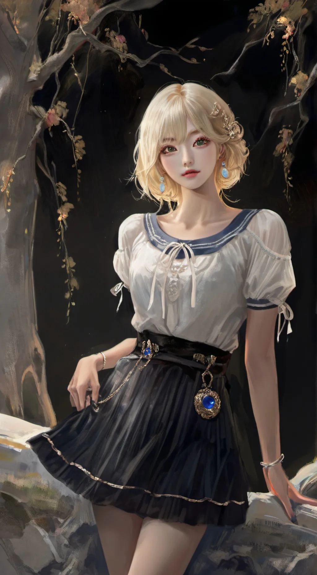 ai character: Sasha background