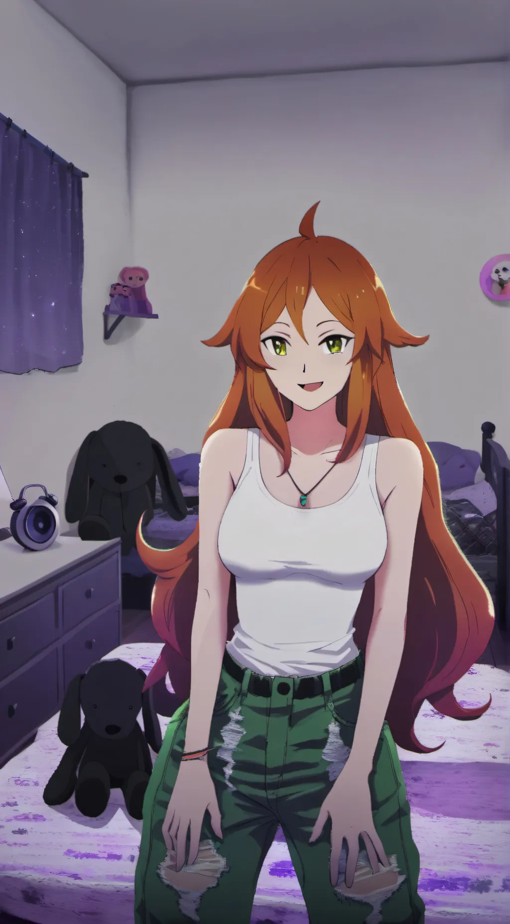 ai character: Alexis  background