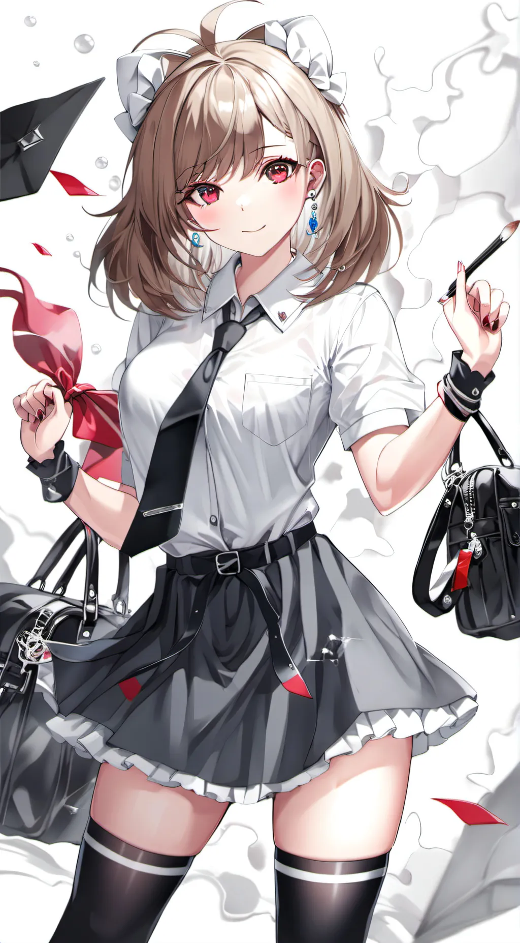 ai character: bully girl  background