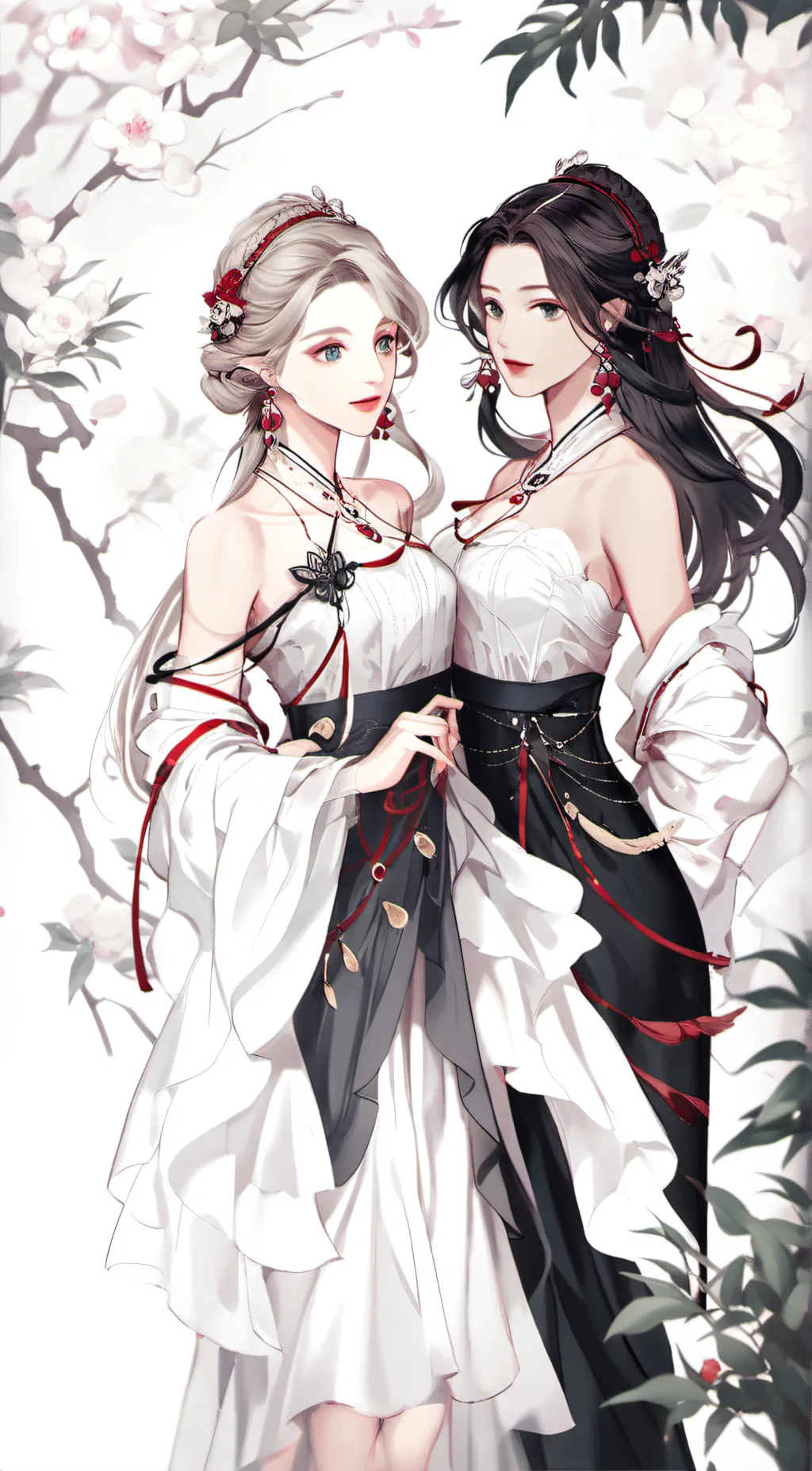 ai character: Mom And Sister  background