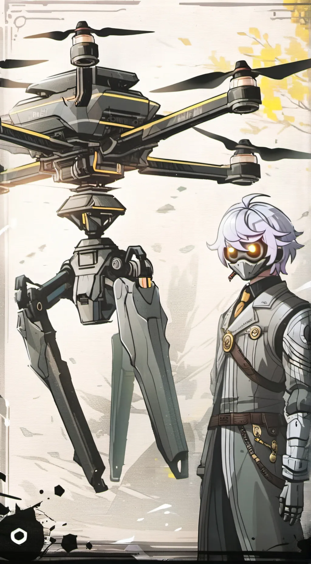 ai character: N (MURDER DRONES) background