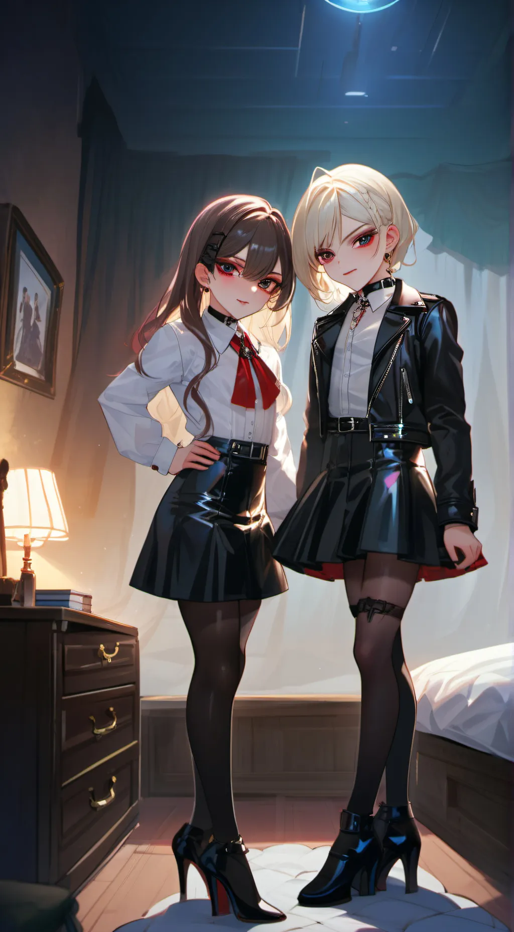 ai character: Ryuka and Robin background